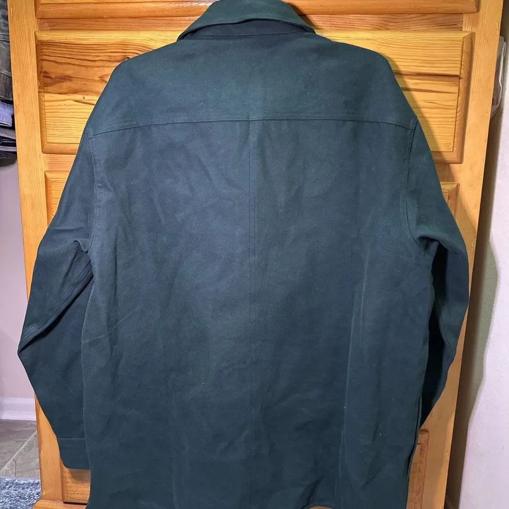 Levi’s Mens Hunter Green Size Large Cotton Utility Shirt Brand New